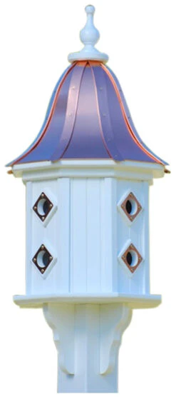 Copper Roof Dovecote Birdhouse 36x14- 8 Portals -Bird Products Shop BH14 8CP BC BELL