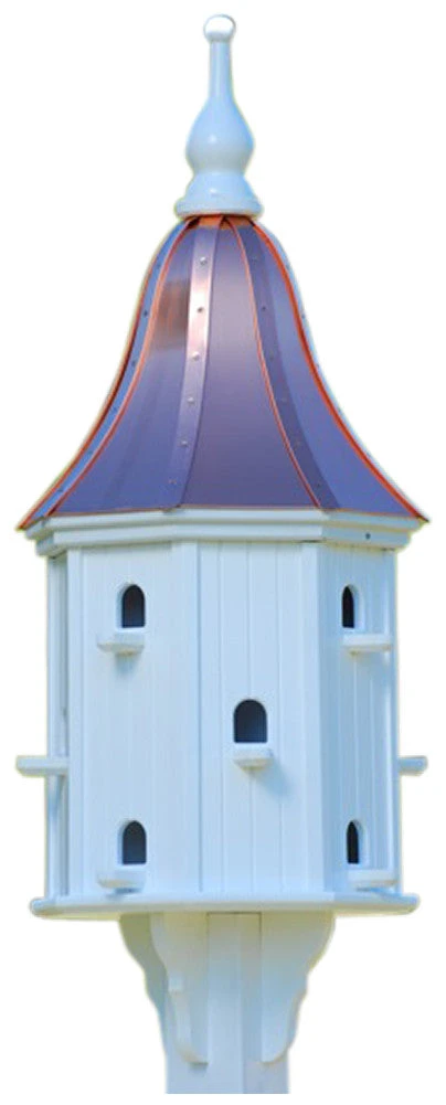 Copper Roof Dovecote Birdhouse 42x16 3 Copper Roof Dovecote Birdhouse 42x16 - Image 3