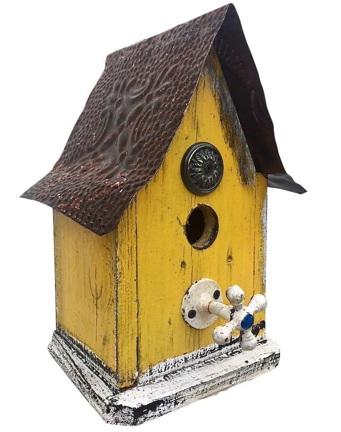 Barn Wood & Tin Rustic Birdhouses 11 Barn Wood & Tin Rustic Birdhouses - Image 11