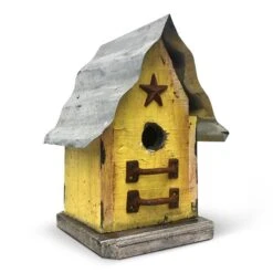 Barn Wood & Tin Rustic Birdhouses 19 Barn Wood & Tin Rustic Birdhouses -Bird Products Shop BarnWood Tin Rustic Birdhouse
