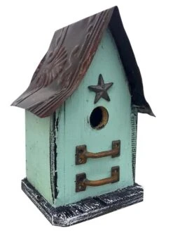 Barn Wood & Tin Rustic Birdhouses 21 Barn Wood & Tin Rustic Birdhouses -Bird Products Shop Batrn Wood Tin Rustic Birdhouse