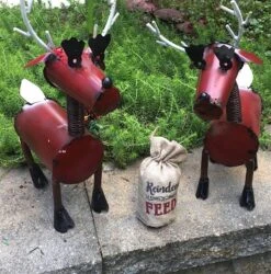 Bobble Head Reindeer Pair