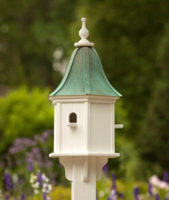 Bird Products Shop 40 Copper Roof Birdhouse 28x12- 3 Perches