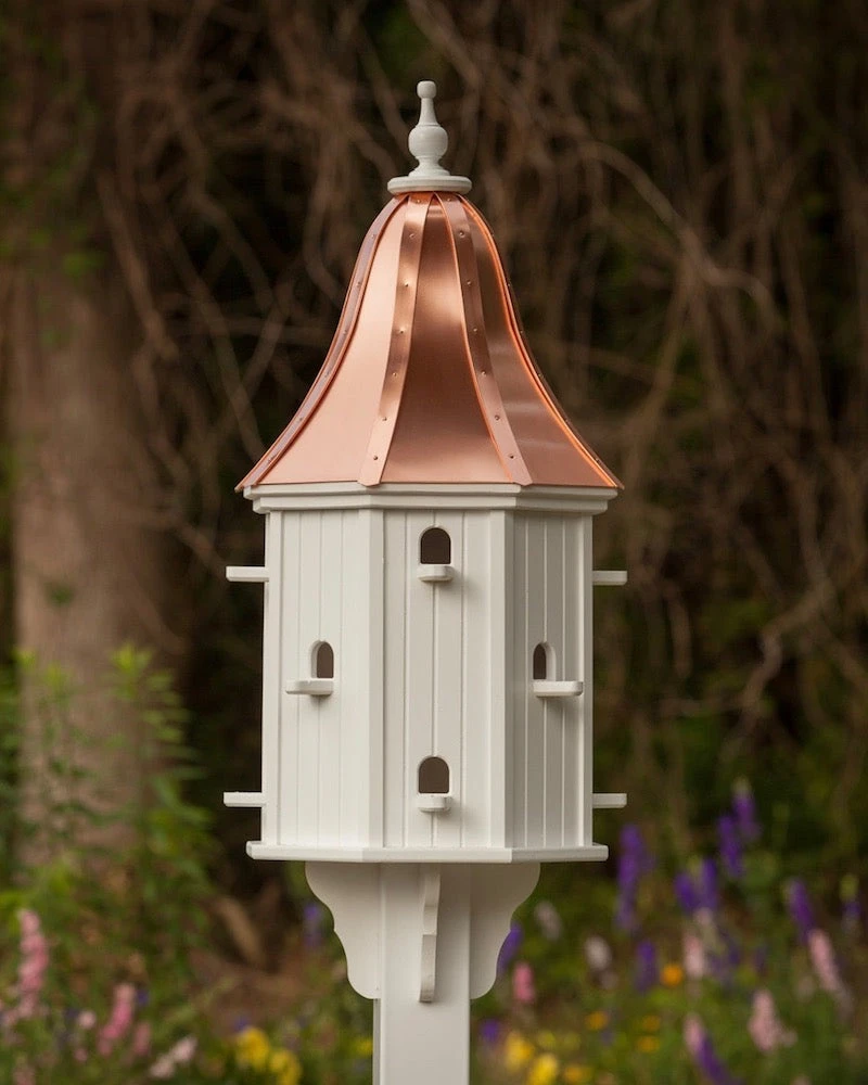 Copper Roof Dovecote Birdhouse 42x16 1 Copper Roof Dovecote Birdhouse 42x16