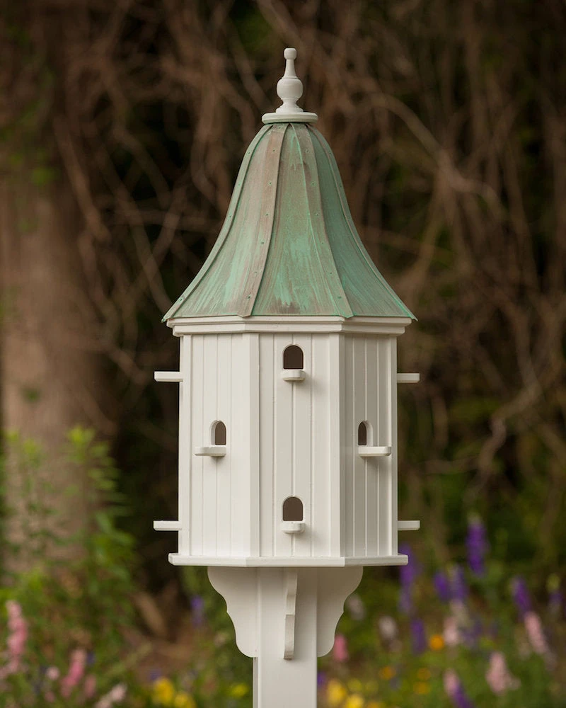 Copper Roof Dovecote Birdhouse 42x16 2 Copper Roof Dovecote Birdhouse 42x16 - Image 2