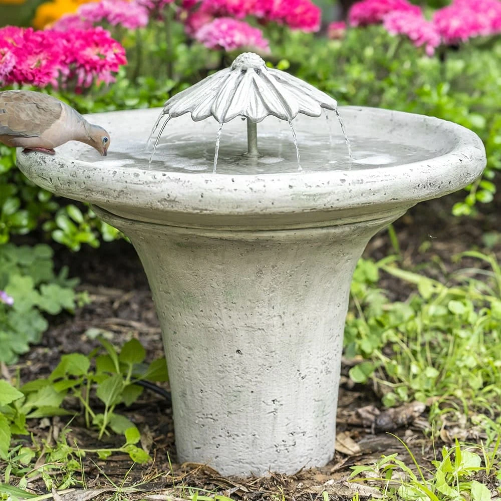 Flower Dripper Bird Bath Fountain 2 Flower Dripper Bird Bath Fountain - Image 2