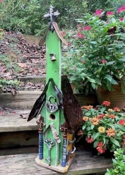 Large Church Birdhouses -Bird Products Shop Large Church Birdhouse Lock Key