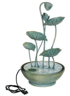 Lily Pad Hummingbird Bath Cascading Fountain -Bird Products Shop Lily Pad Fountain