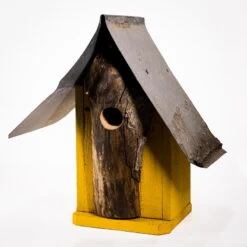 Natural Log Front Birdhouses -Bird Products Shop Natural Log Front Birdhouse 6A