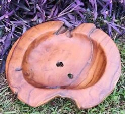 Decorative Teak Wood Bowls -Bird Products Shop Teak Bowl F