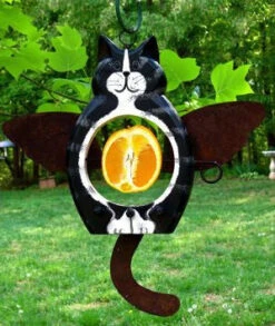 Angel Cats Fruit & Suet Feeder With Suet -Bird Products Shop bwfruitfeeder