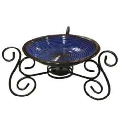 Solar Bird Bath With Stand