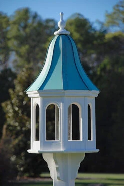 Copper Roof Bird Feeder Large Gazebo Style - 42x16