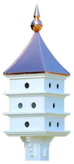 Copper Roof Purple Martin House 52x18 5 Copper Roof Purple Martin House 52x18 -Bird Products Shop traditional birdhouses